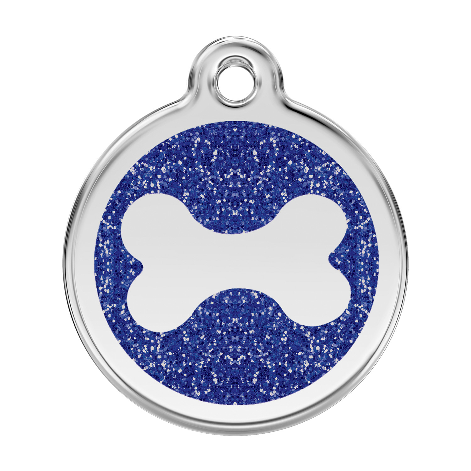 Dog Cat Pet – Red Dingo – Dog ID Tag Charm – Lifetime Guarantee – Glitter Bone