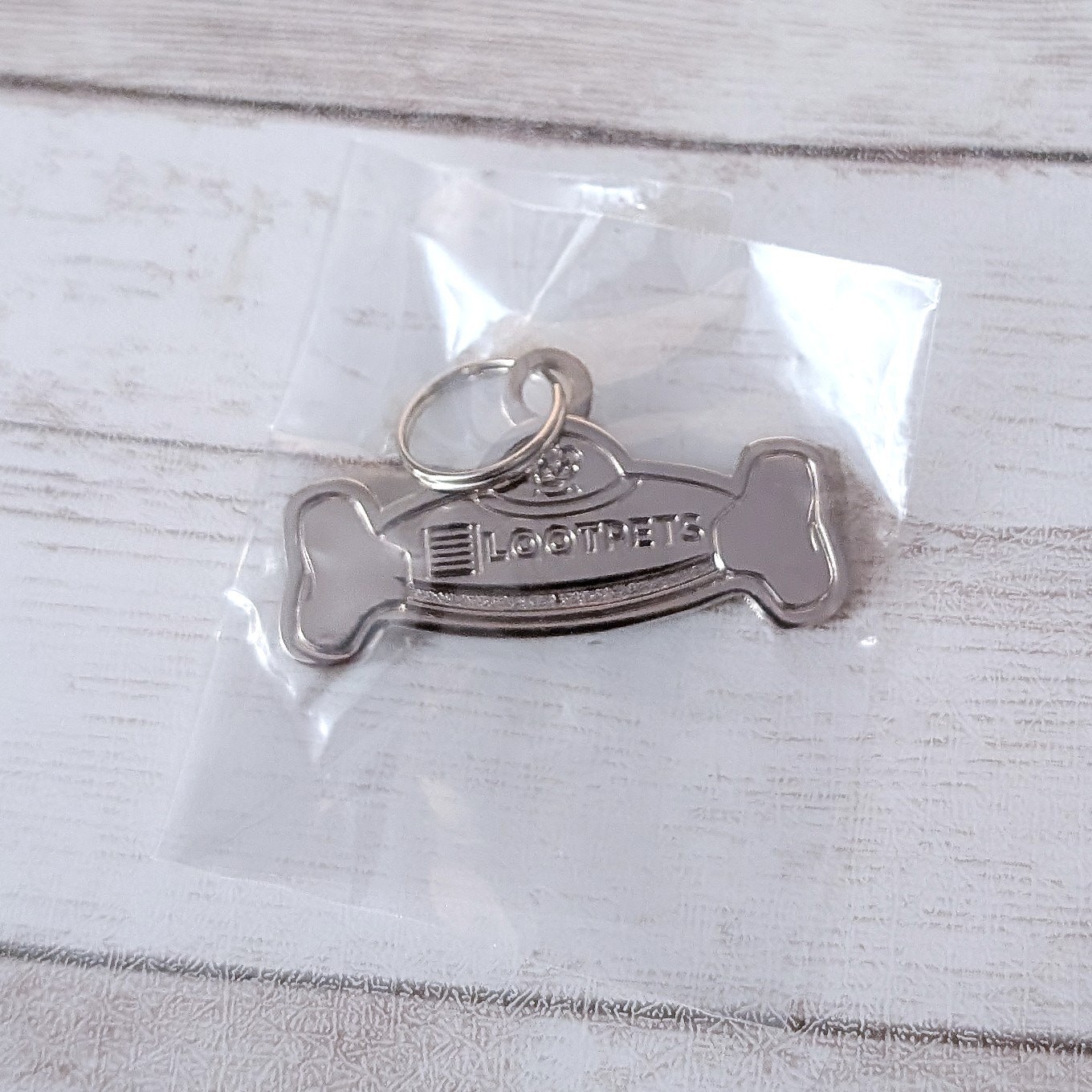 LootPets Silver Tone Pet Tag – New & Sealed