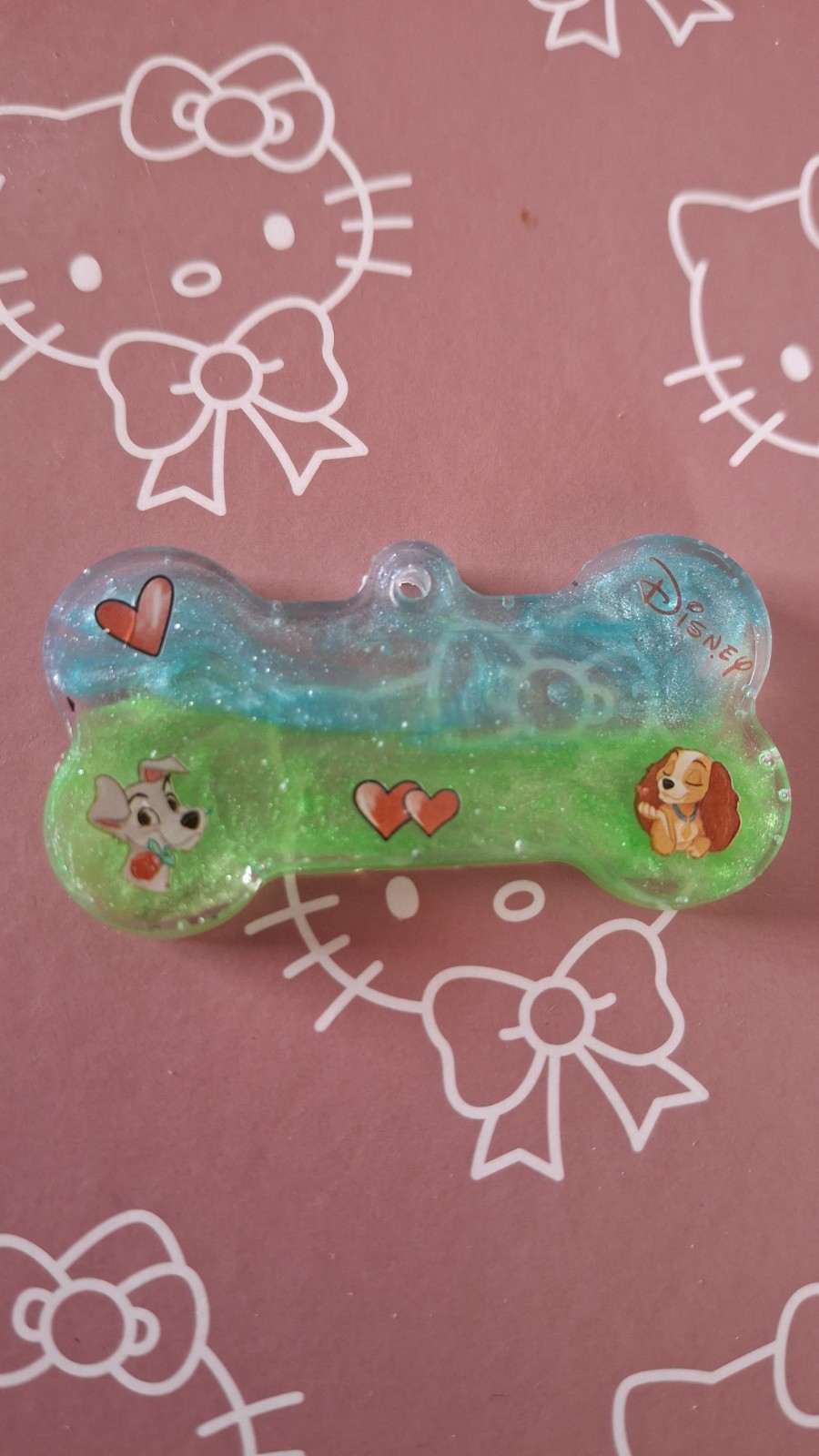 Resin Tag Dog La Dama y el Vagabundo