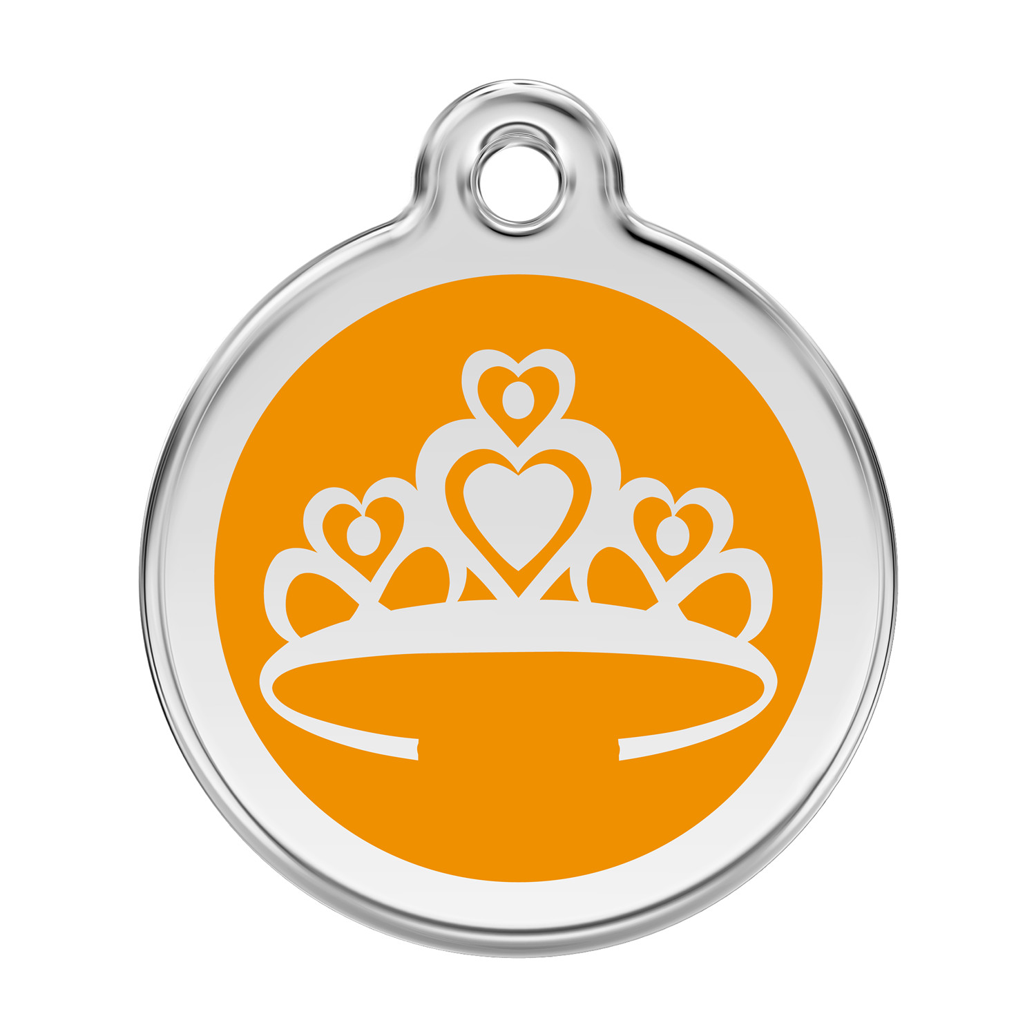 Red Dingo Dog Cat ID Pet Tag Engraved Free Shipping Crown – 11 Colors-Life Guar