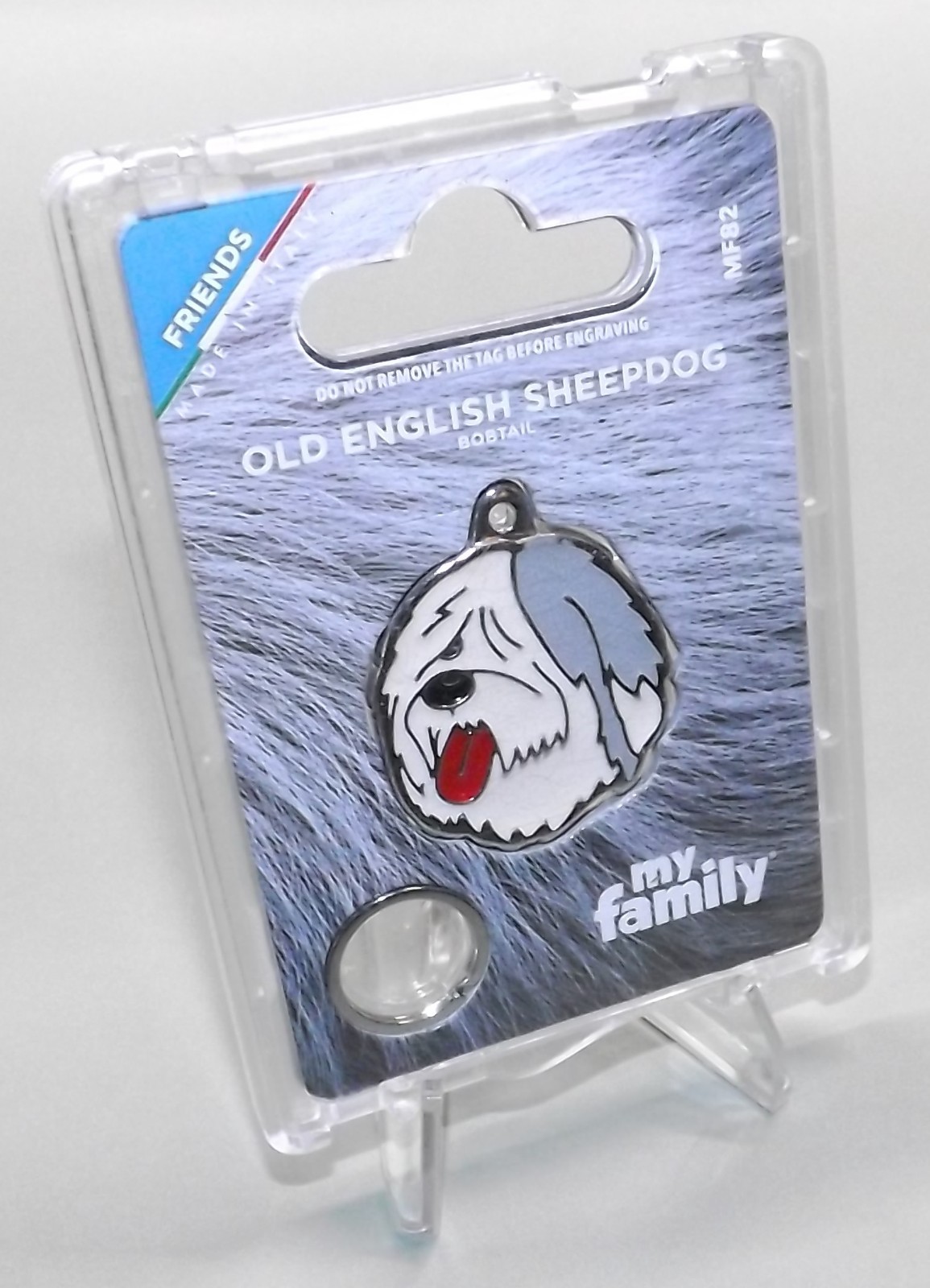 Old English Sheepdog Dog ID Tag (MF82), NIP