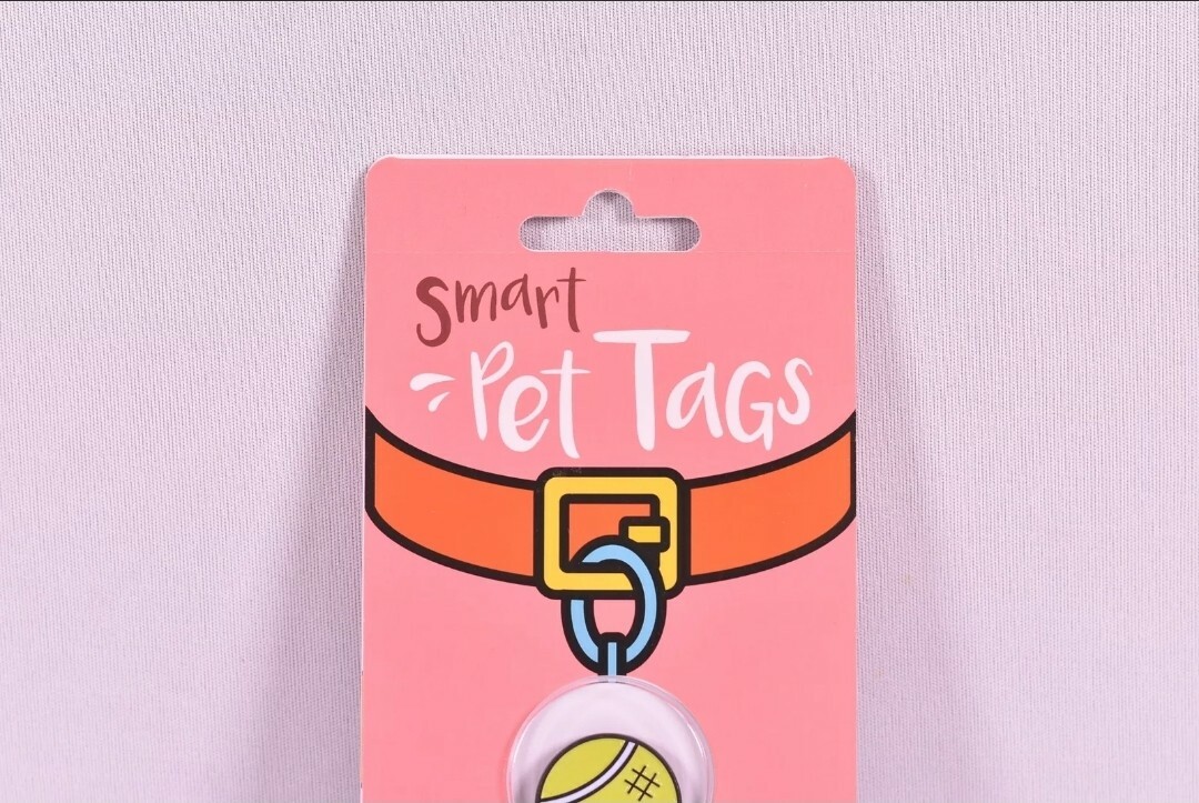 Pet Fetch Smart Pet Tags Lost Pet Retrieval System ” # Tennis Ball “