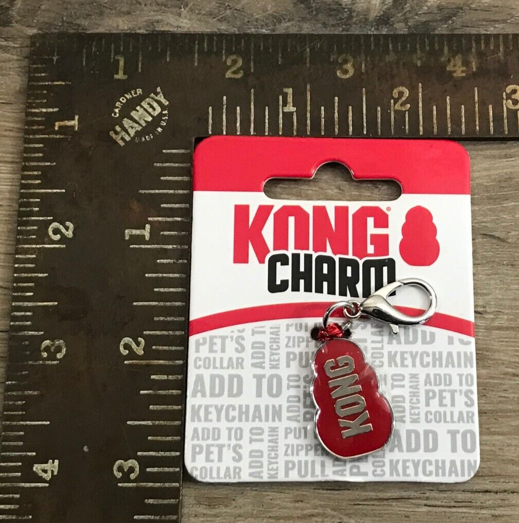 KONG Red Charm Zipper Pull