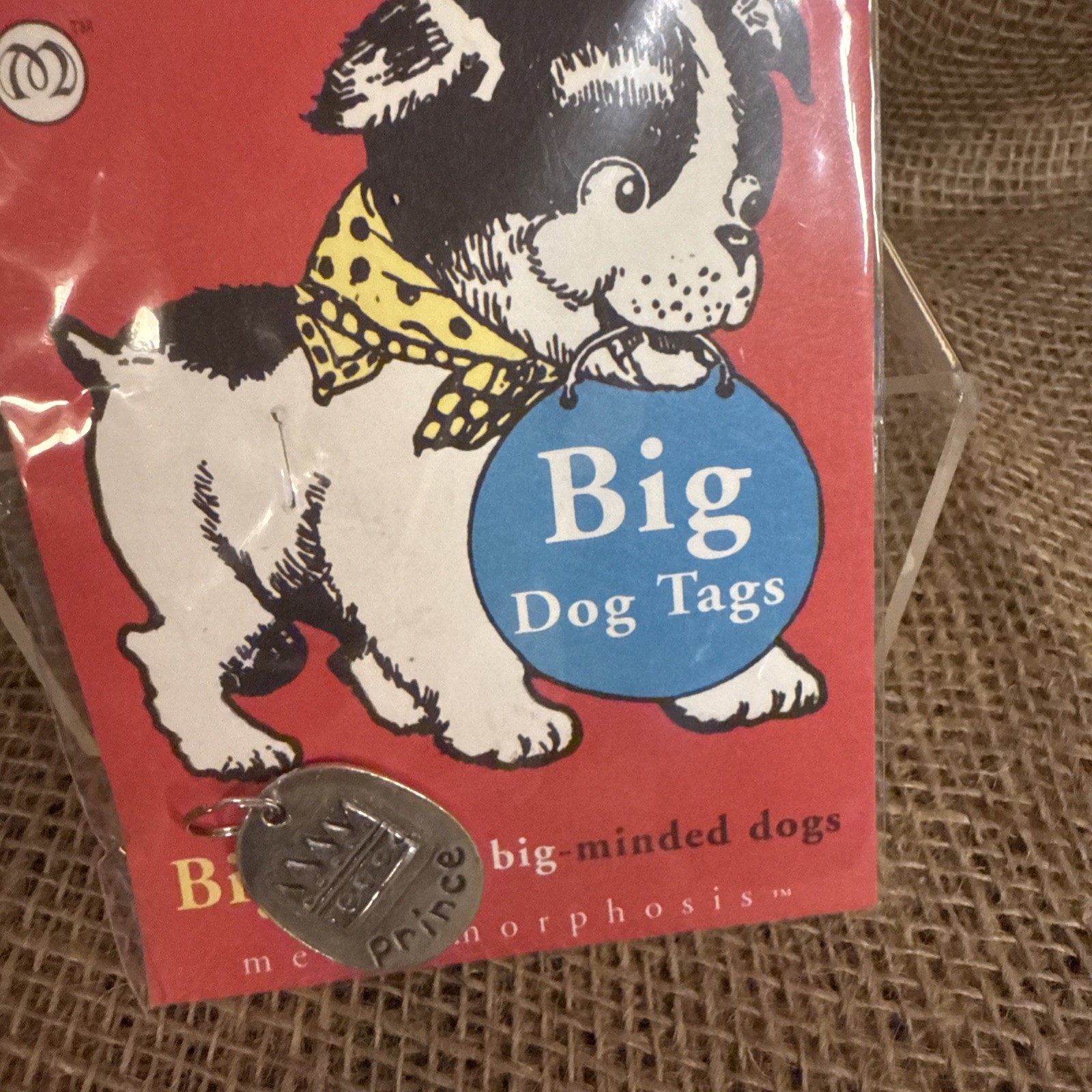 New 100% Lead Free Pewter Pet Tag ‘Prince’ Metal Morphosis Engravable M1