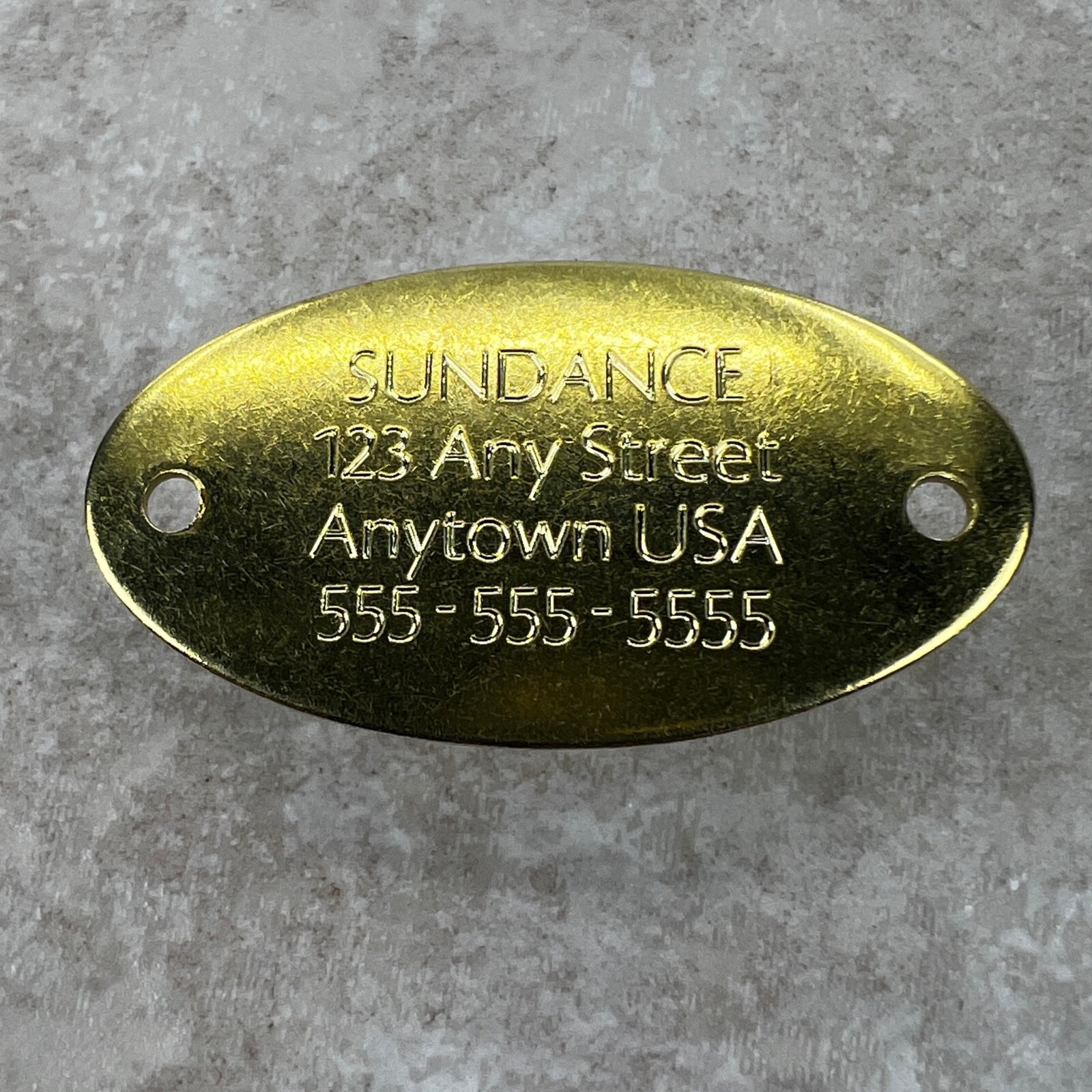 Custom Engraved Tags Personalized NAME PLATE Tags NAME PLATE BRASS RUSTIC OVAL