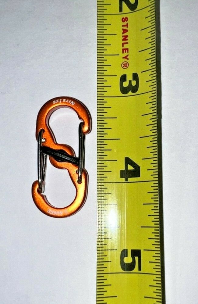 Nite Ize MINI S-BINER® MICROLOCK® ALUMINUM – Choice of 7 COLORS