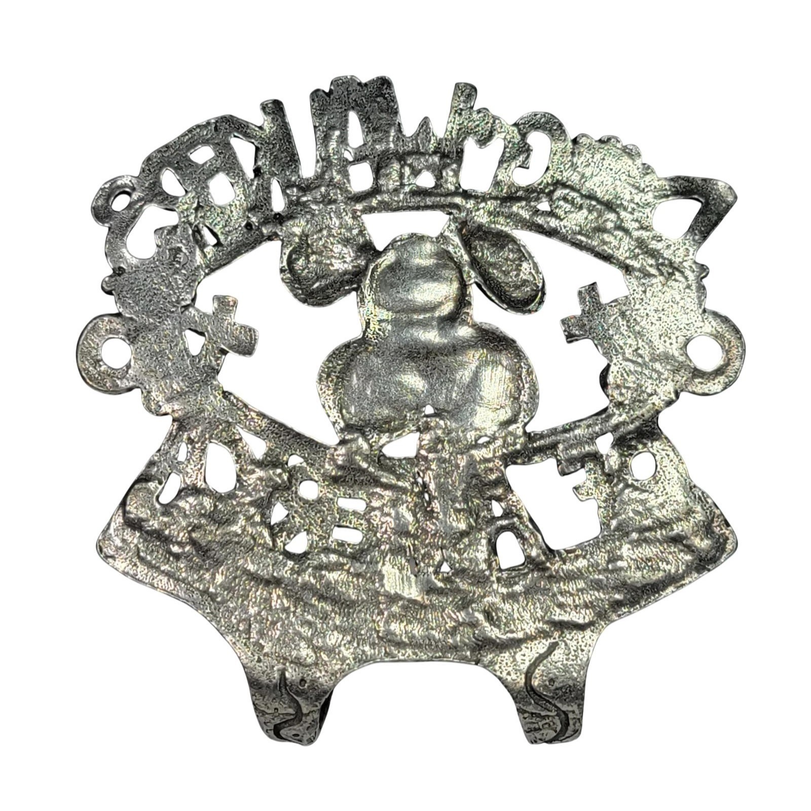 Dog Cat Pet Leash Key Pewter Hanger Hook • Dog Walkers of America • Wall Mount