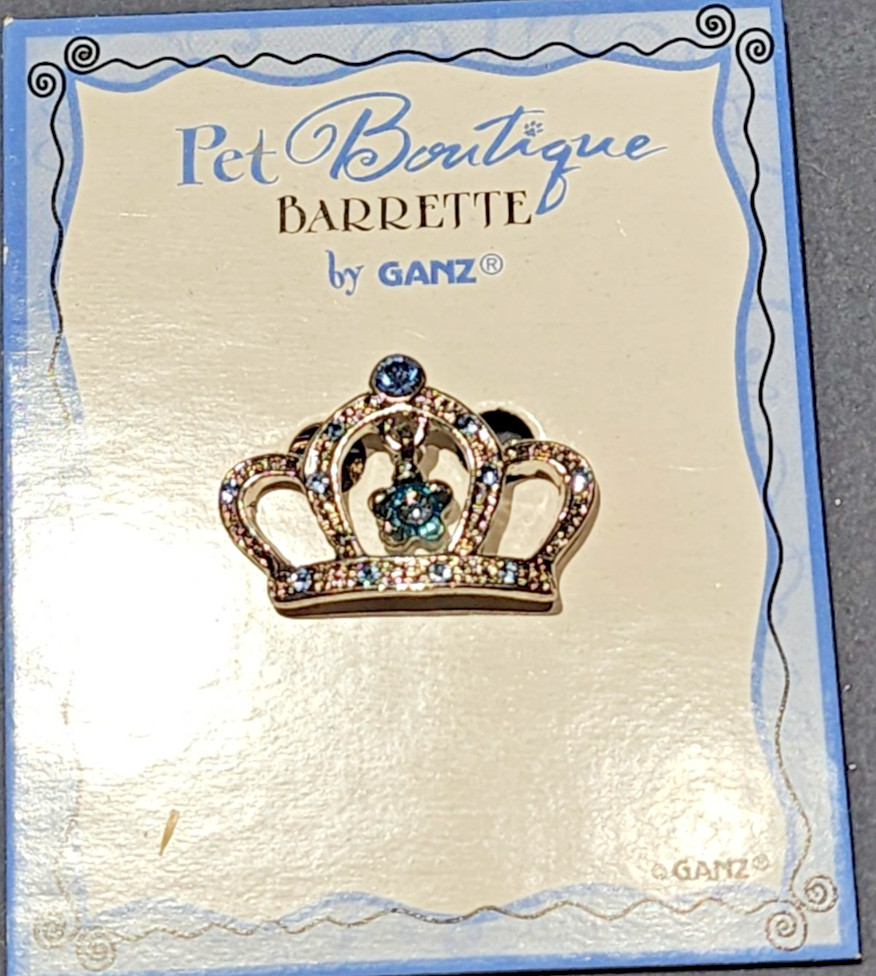 Pet Boutique Rhinestone 1″ Barrette by GANZ Love your Fur Baby 3 Pc Lot