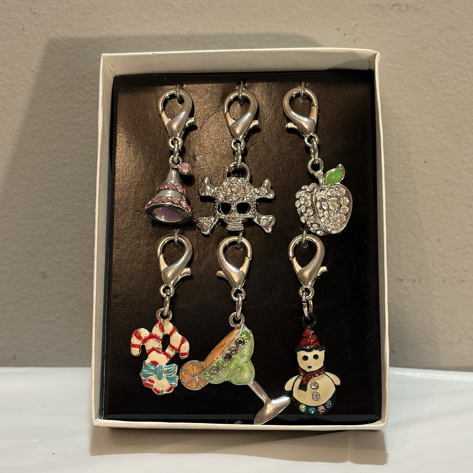 Aria Assorted Pet/Dog Charms For Collar (Set Of 6)