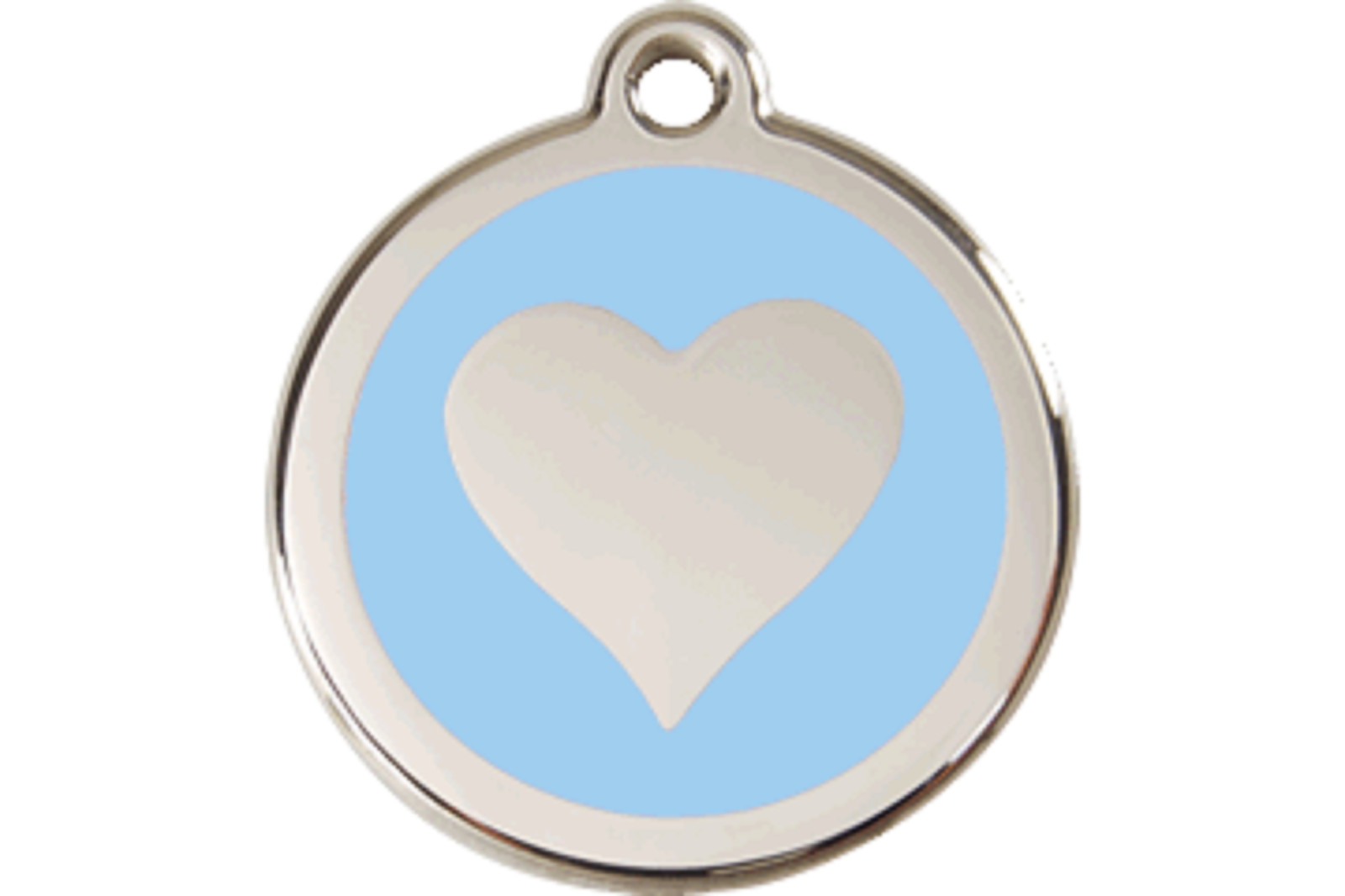 Dog Cat Puppy Pet – Red Dingo – Dog ID Tag Charm – Lifetime Guarantee – Heart