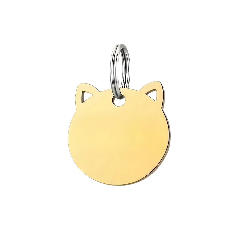 1pc Customizable Pet ID Tag, Zinc Alloy, Engraved Name & Phone Number, Durable D