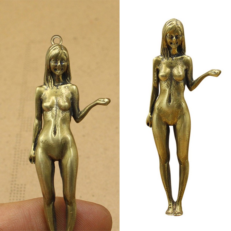 Brass Beauty Copper Ornaments Antique Hand Grips Bare Hand Model Plaything