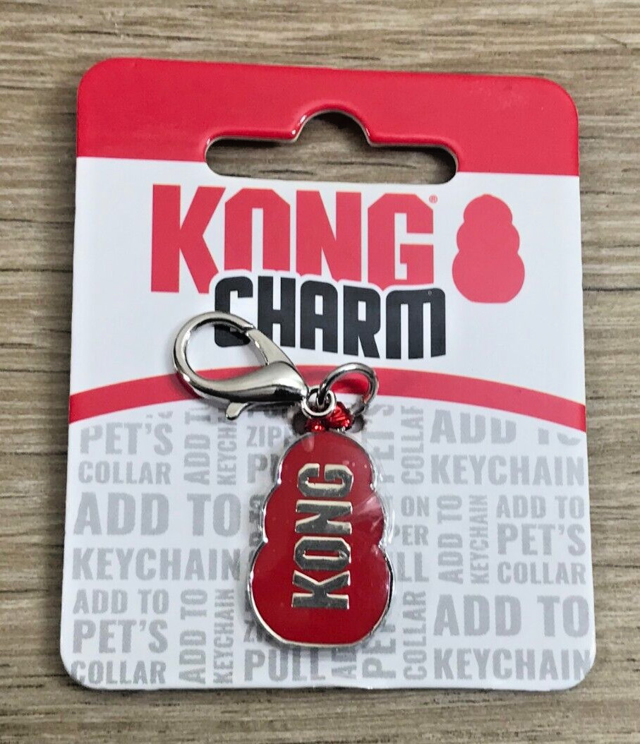 KONG Red Charm Zipper Pull