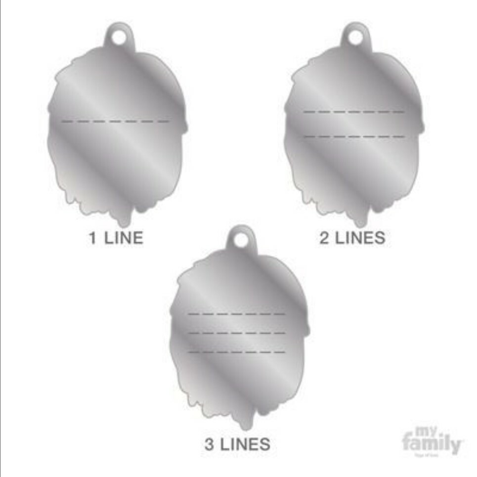 Komondor Dog ID Tag (90)- Engraved FREE – Personalised – Charm