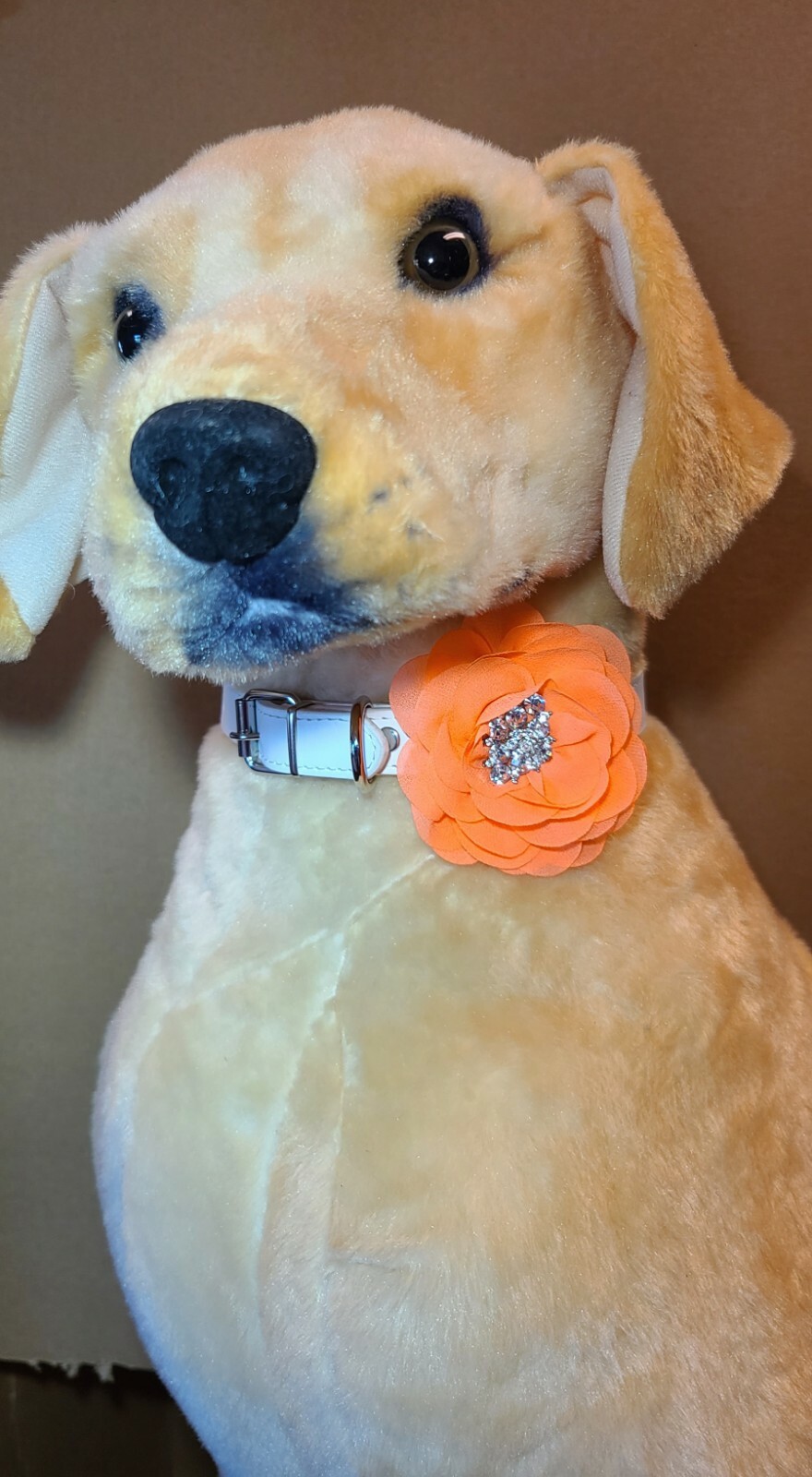 Pet Jewelry Floral Rhinestone Dog Cat Large Decorative Collar Charm Brooch #D10