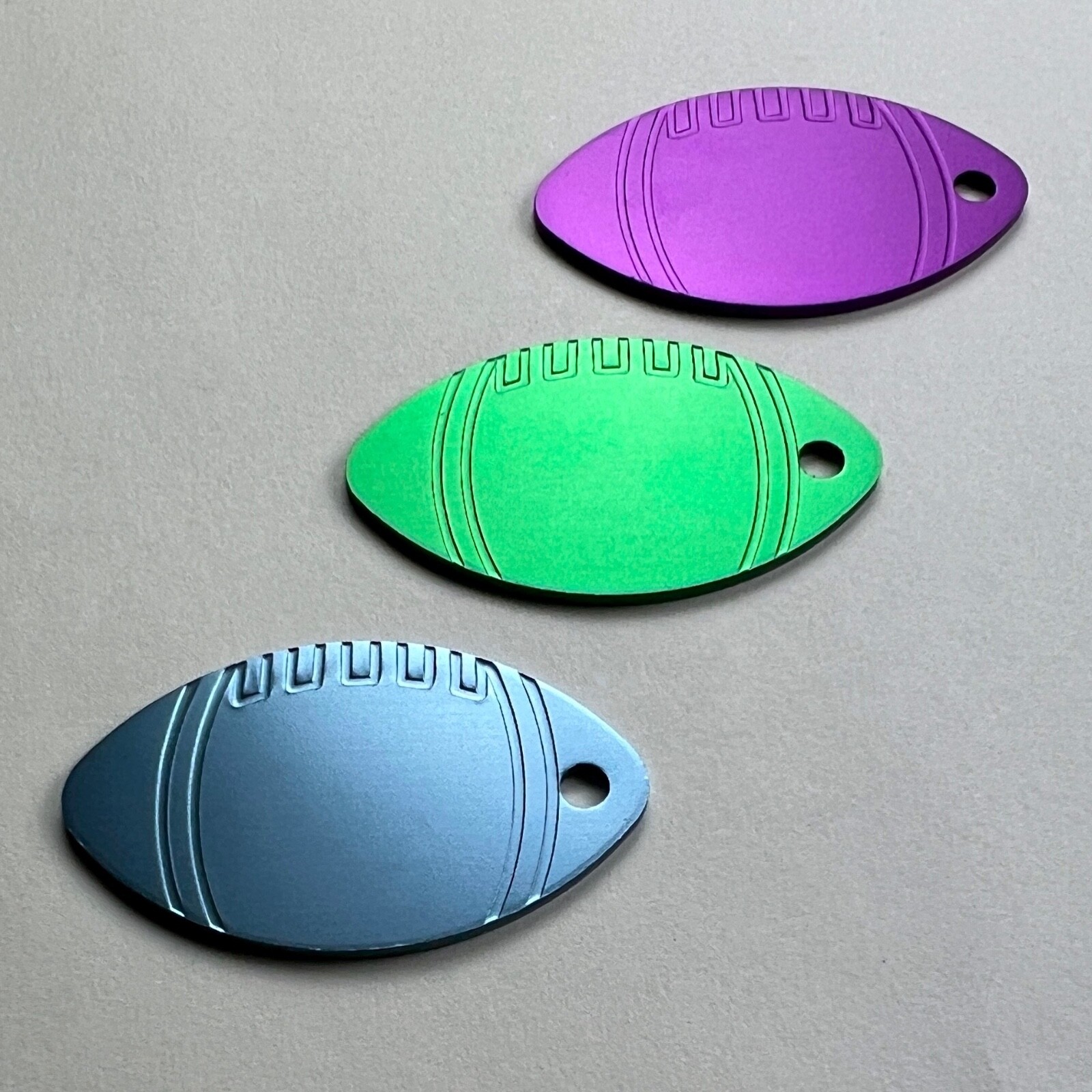 Custom Engraved Dog Tags Personalized Dog Collar Pet Tags Engraved ID FOOTBALLS