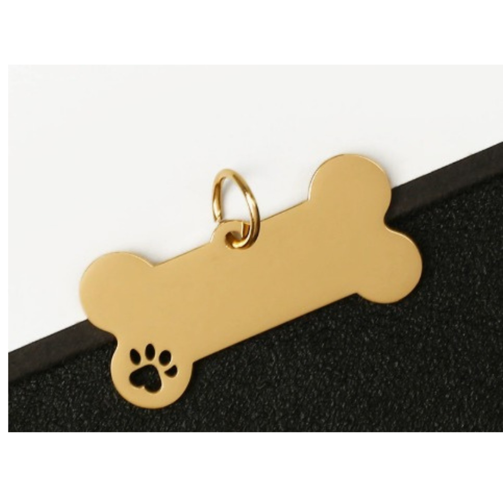 Personalized Pet ID Tag Custom Engraved Dog Cat Name Collar Tag Stainless Steel