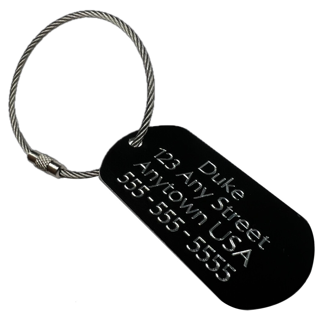 Custom Luggage Tags Baggage Tag Carry On Bag Travel Bag ID ENGRAVED LUGGAGE TAG