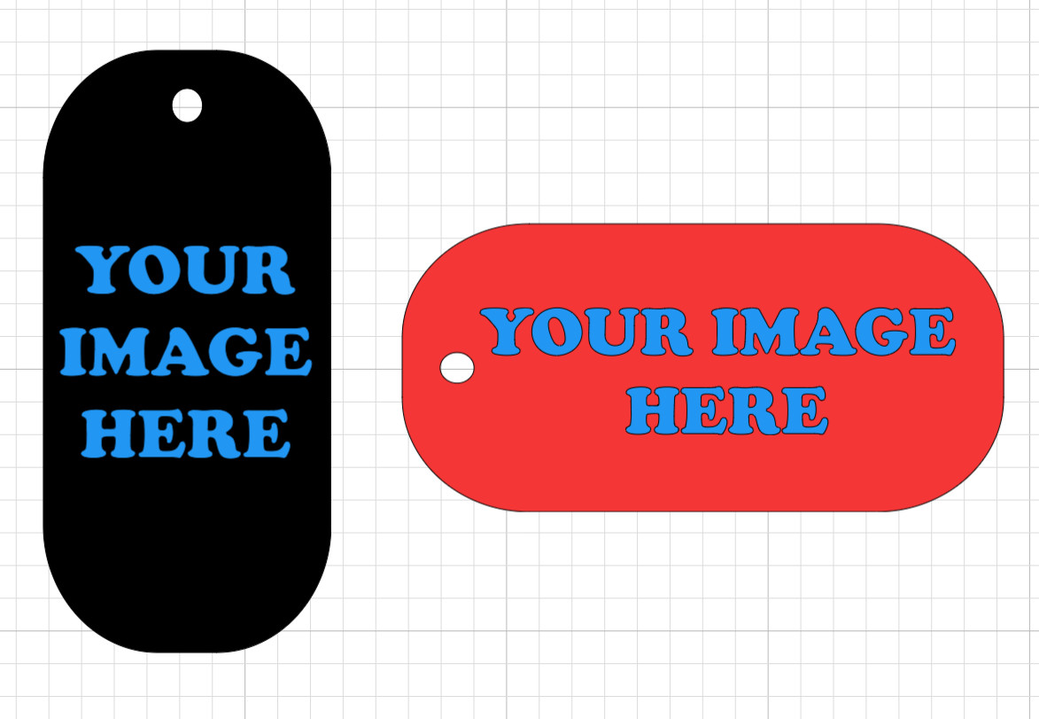 Custom Image Military Dog Tags ID Personalized Name Medical Family Love Pendant