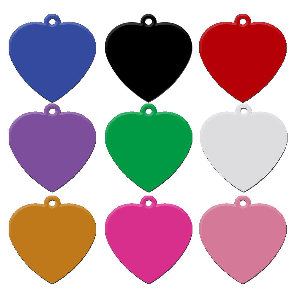 20pcs Aluminum Pet Dog Engraved ID Tags Collar Name ID Tag Customized Blank Tags