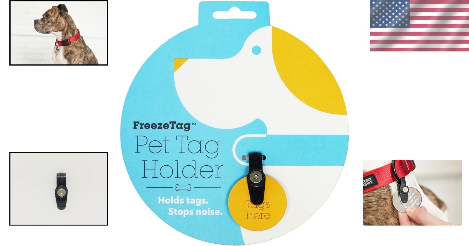 Durable Graphite Pet Tag Silencer – Waterproof, Smell-Resistant & Universal Fit