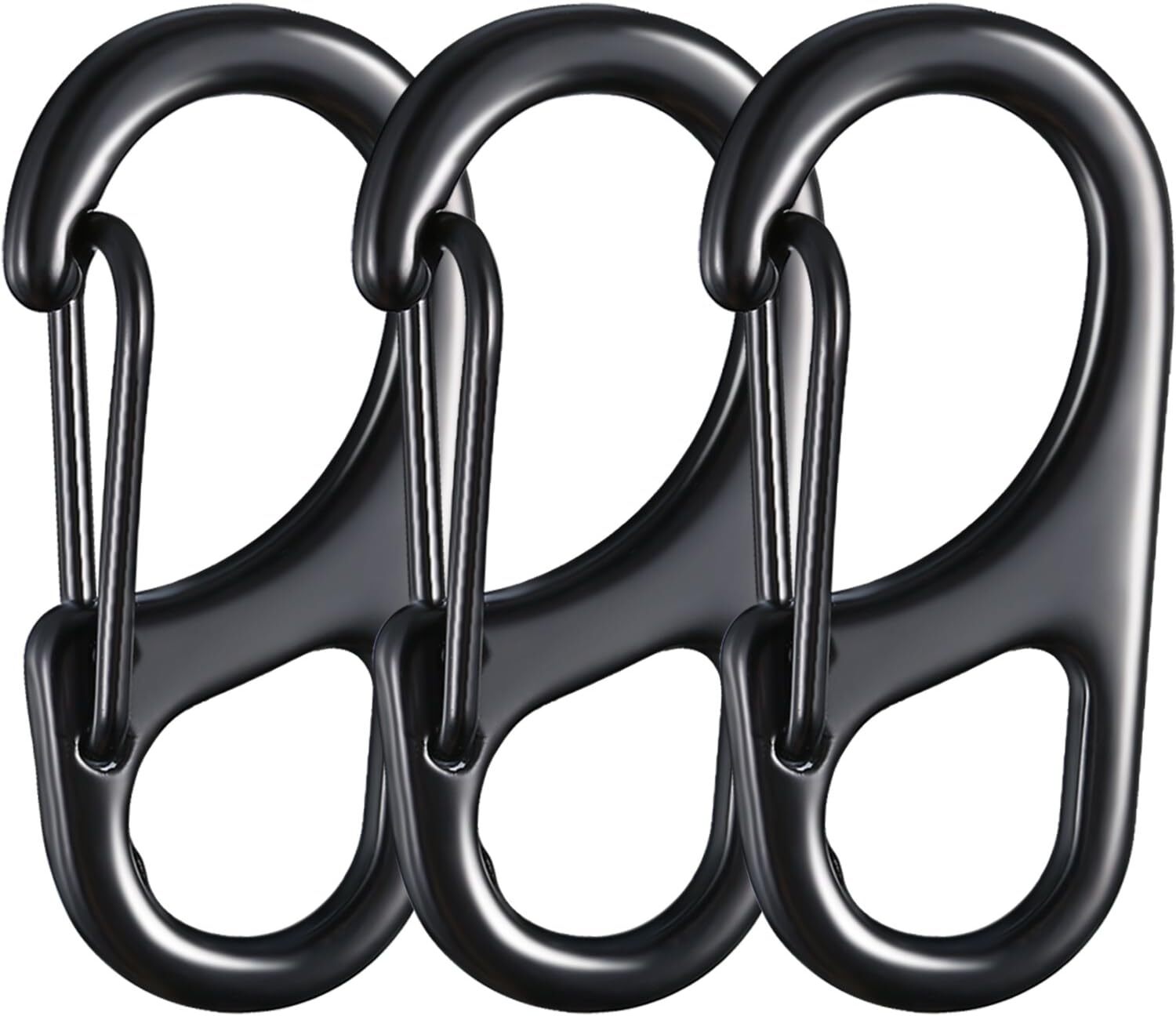 Dog Tag Clips Rings 3 Sizes 1 1 Inch Zinc Alloy Hold Tags Securely 9 Pack