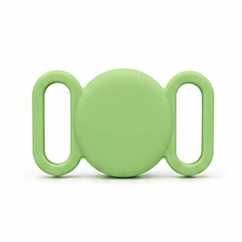 Silent Silicone Slide On Pet Tag Compatible with Apple Air Tag Find My Dog Cat