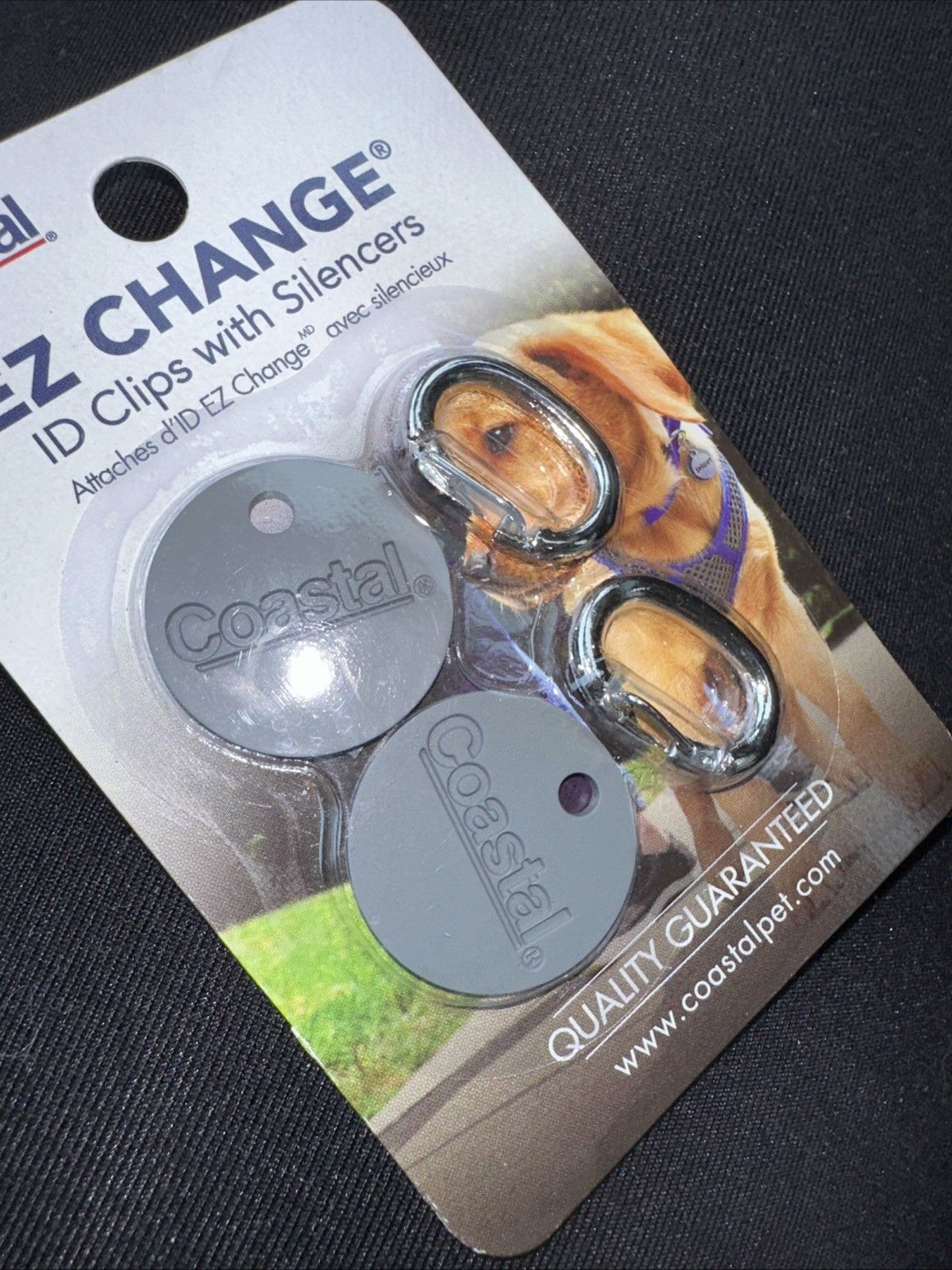 EZ Change Dog I.D. Clip with Silencer