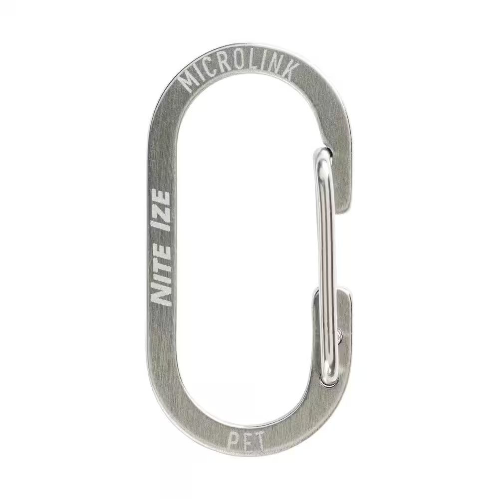 Microlink Pet Tag Carabiner – Stainless (2-Pack)