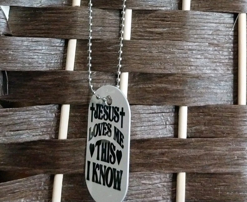 ⭐️Custom Dog Tags Military, Jesus, Love Theme Necklaces QTY 10 Necklace Included