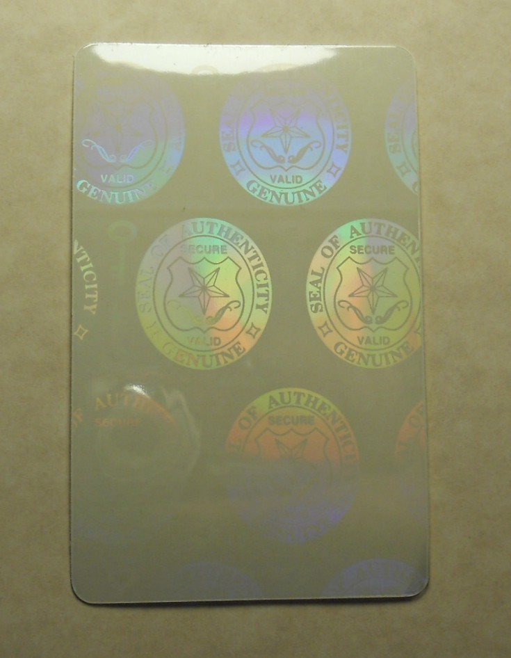 HOLOGRAPHIC PTSD SERVICE DOG ID CARD ASSISTANCE ANIMAL ID BADGE ADA TAG 1 PTSD H