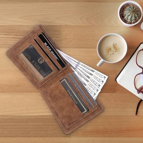 To My Son Gifts,Leather Wallet for Men,Engraved Personalized Leather I Want Son