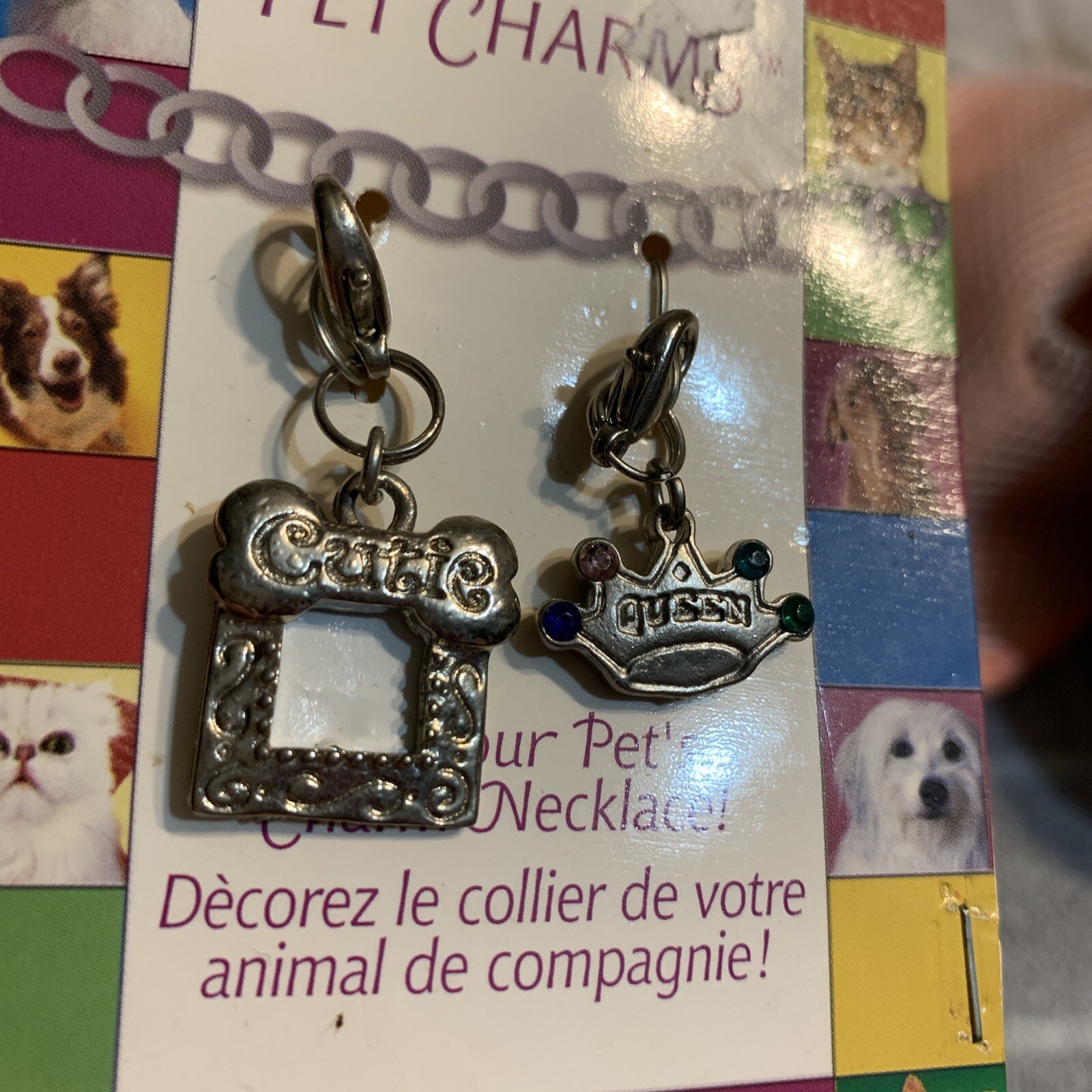 Talk to the Paw Dog Charm Necklace Pet Charms