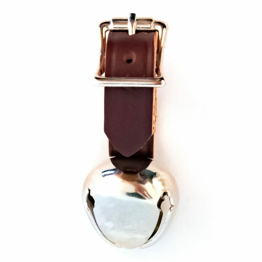 Auburn Leathercrafters Bear Bell with Leather Buckle 1-1/2 – Loud & Clear Sound