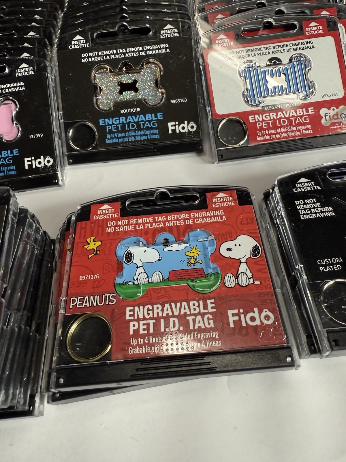 Lot Of 85 FIDO Engravable Pet ID Tags – Dog – Cat – Animal – Free Shipping!