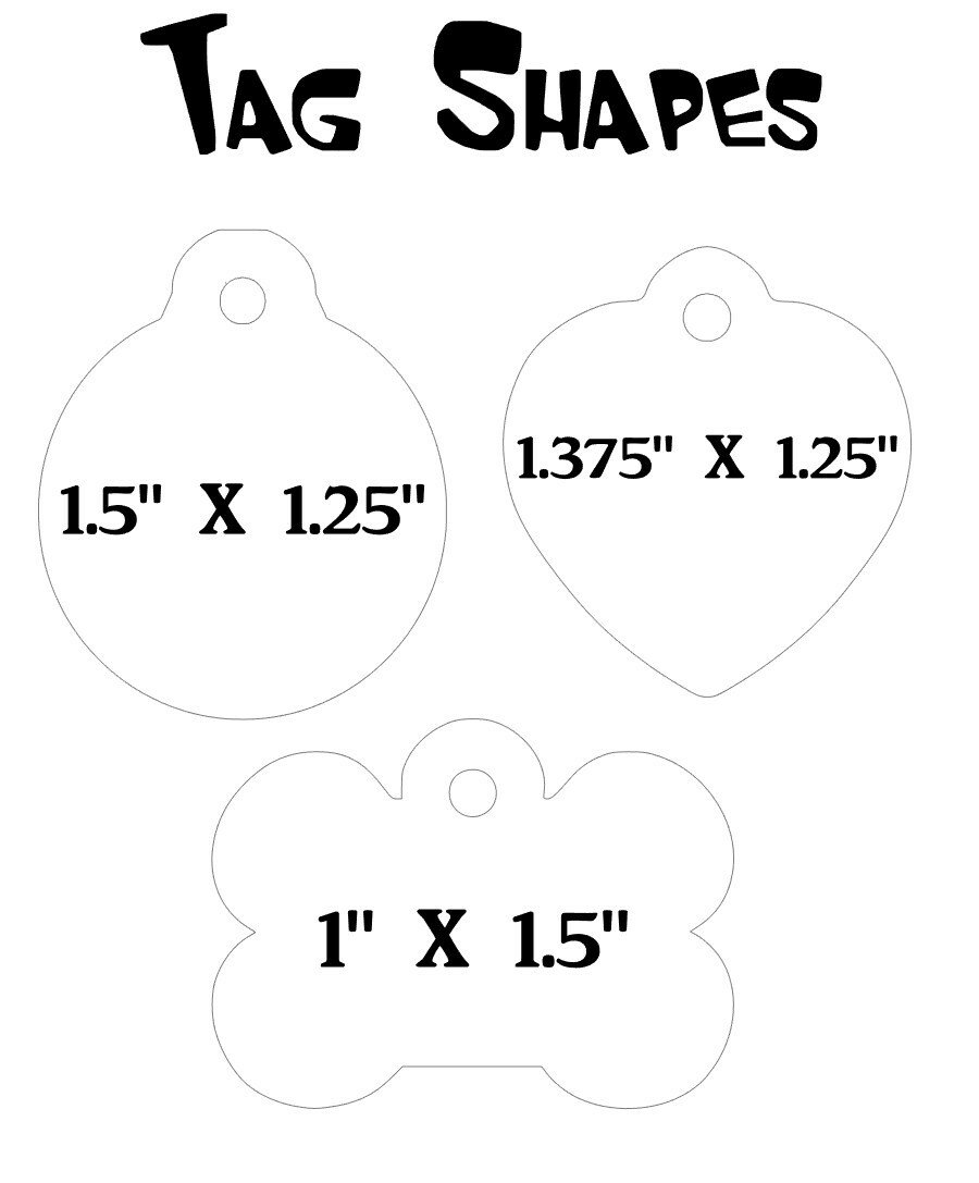 Pet ID Tag Floral Personalized Custom Double Sided Pet Tag w/name & number