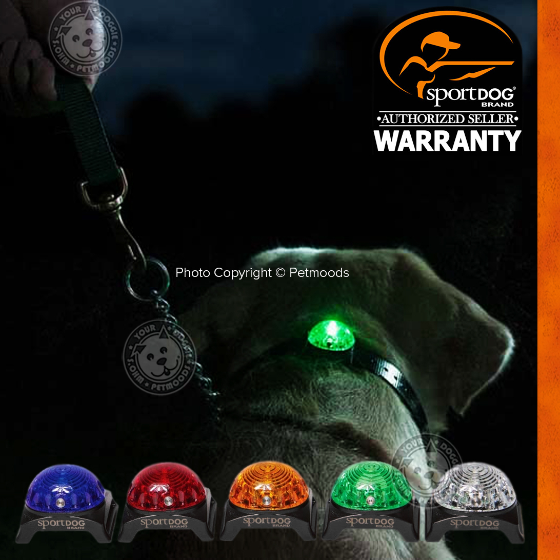 SportDOG Locator Dog Pet Collar Safety Beacon Red Light Adapter Carabiner Clip