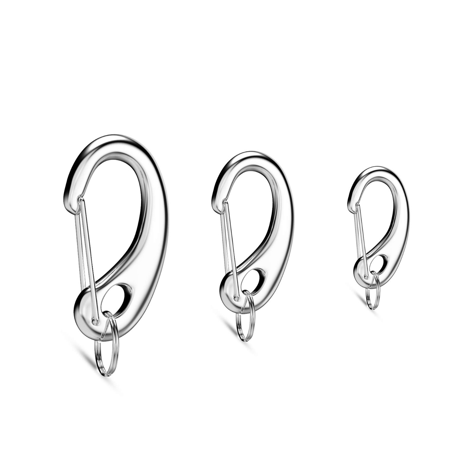 Pet ID Tag Quick Clip & Spring-Load Hook Combo – Fits Standard Medium Large Pets