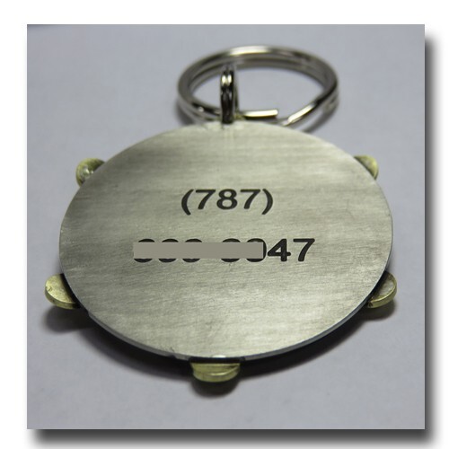 Sheriff Badge Pet ID Dog Name Tag Free Engraving Brass Nickel Silver Customized
