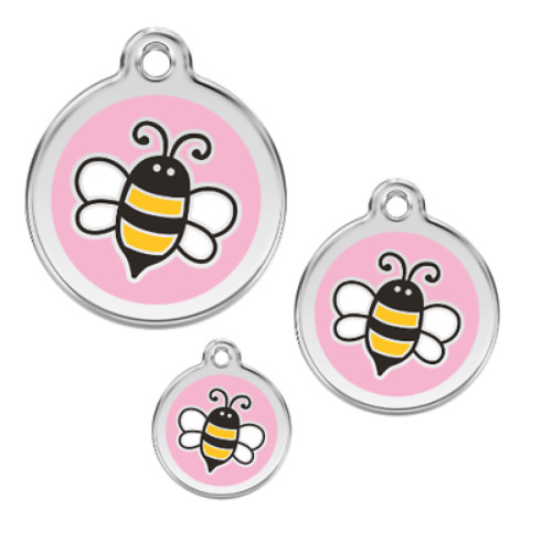Bumble Bee Dog Cat Pet ID Tag Charm Personalized – Red Dingo Lifetime Guarantee