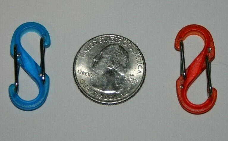Nite Ize S-Biner Size #0 (6 NEW Translucent Colors) FREE SHIPPING