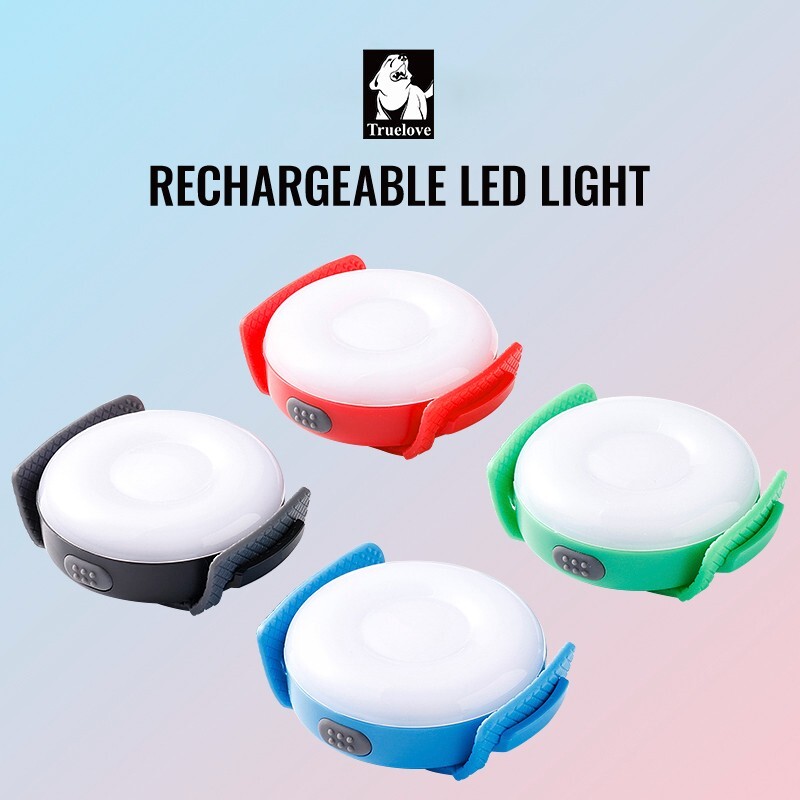 Truelove LED Light-Up Dog Harness Rechargeable IP65 Red Black Blue Green UK
