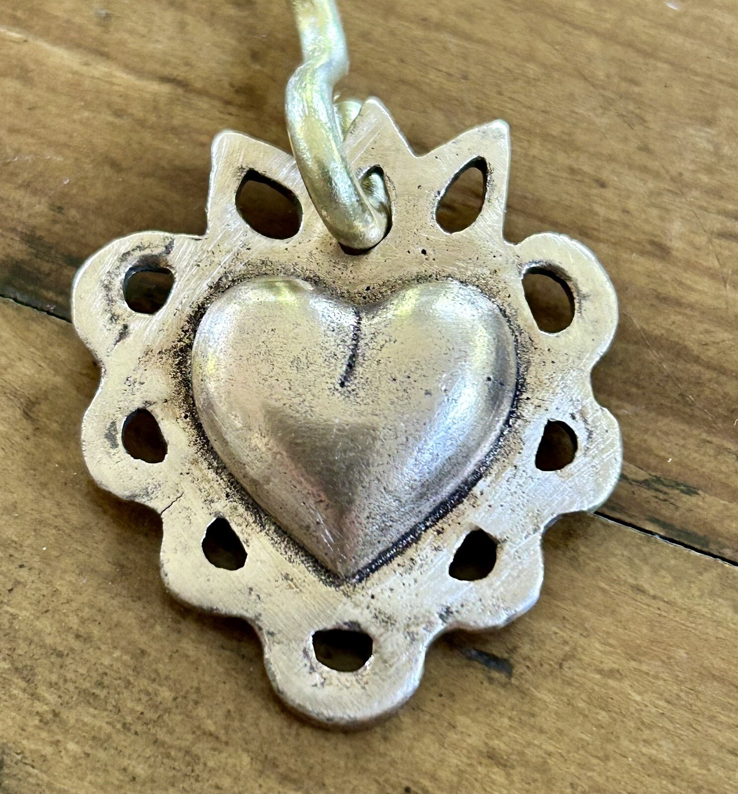 One Of A Kind Bronze Dog Tag / Amulet / Charm *Made For Service Animal*