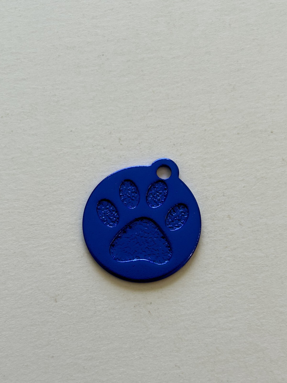 Custom Engraved Personalized Paw Print Pet ID Tag-2 Sizes-10 Color Choices