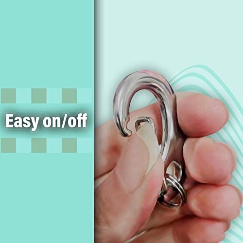 Pet ID Tag Quick Clip & Spring-Load Hook Combo – Fits Standard Medium Large Pets