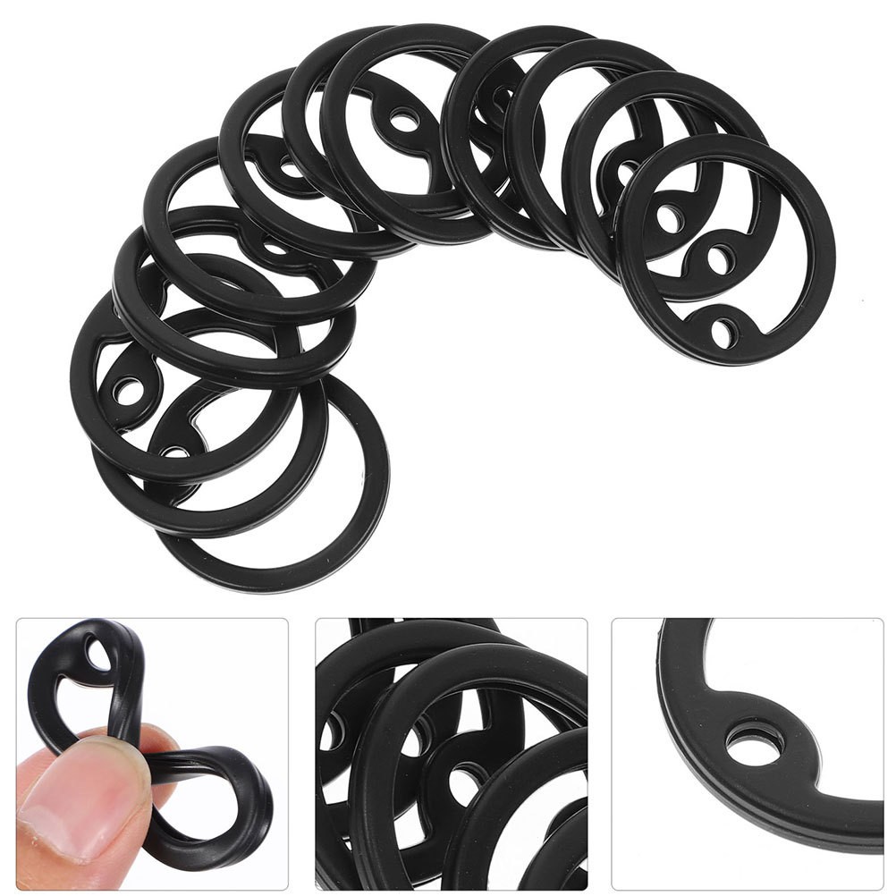 6Pcs Reusable Silicone Dog Tag Protectors Mute Covers for Pets