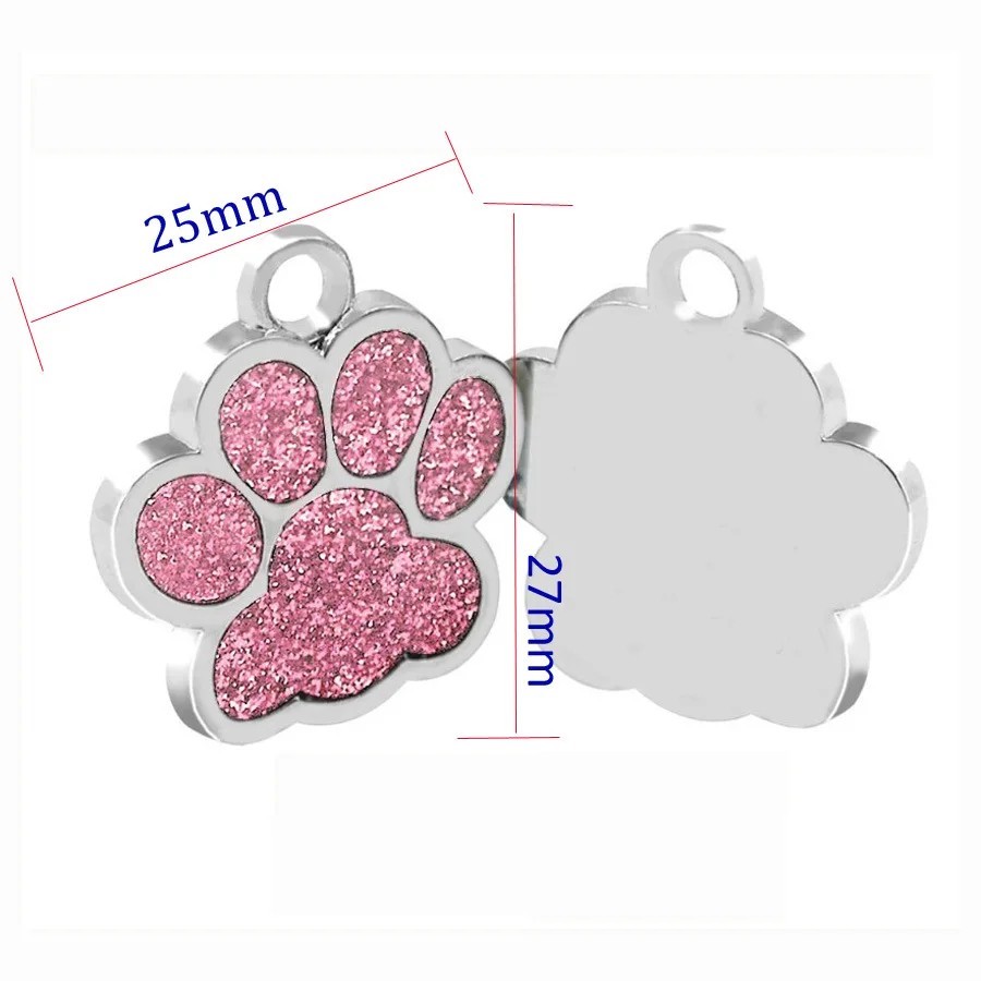 Personalized Pet ID Tag, Dog Tag, Cat Tag, Custom Cat Tag, Easy to Read, Pet Tag