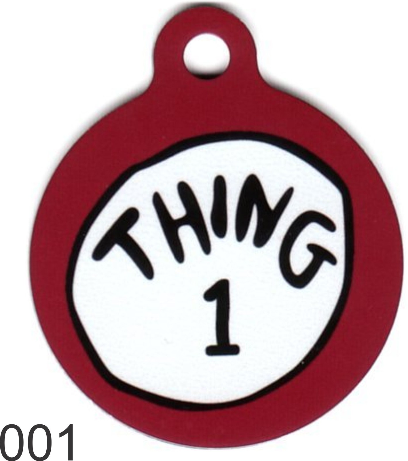 Pet Tags Dog Tags Personalized Pet ID tag for Dog and Cat Collars Tags Thing 1