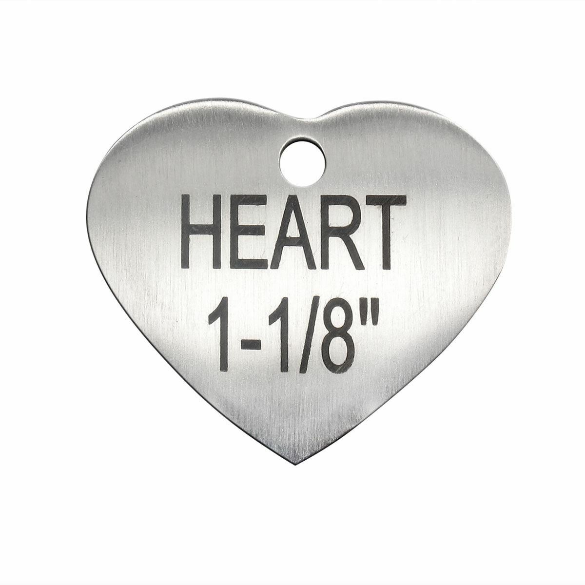 MADE IN USA Pet ID Tag Personalized Dog Tag Laser Etched Stainless Steel w/Clasp