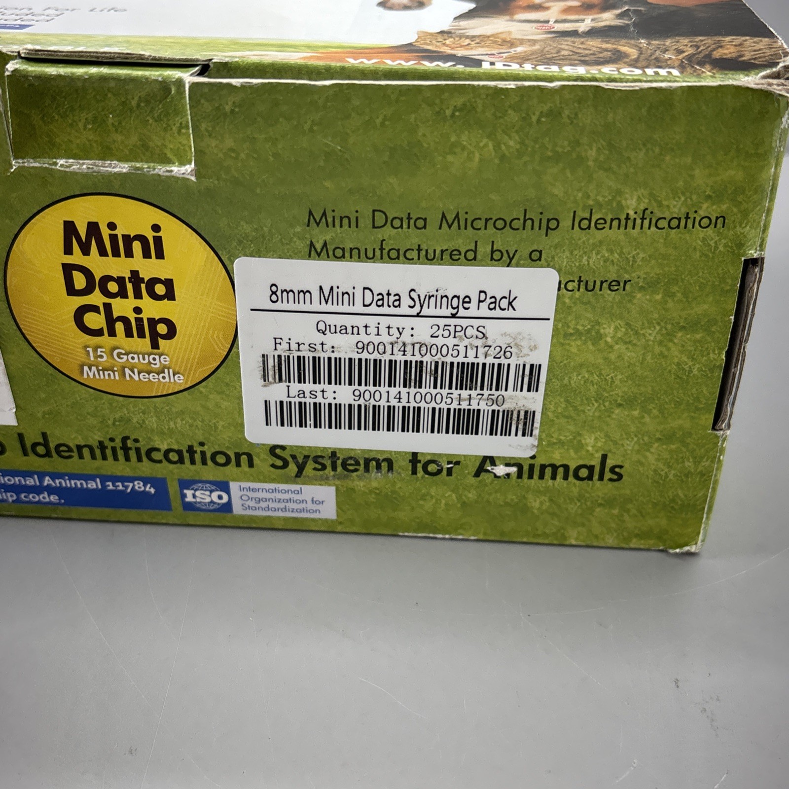Smart Tag Mini ISO Microchip 15 Gauge – 24/7 US Support – Lifetime Pet Recovery.
